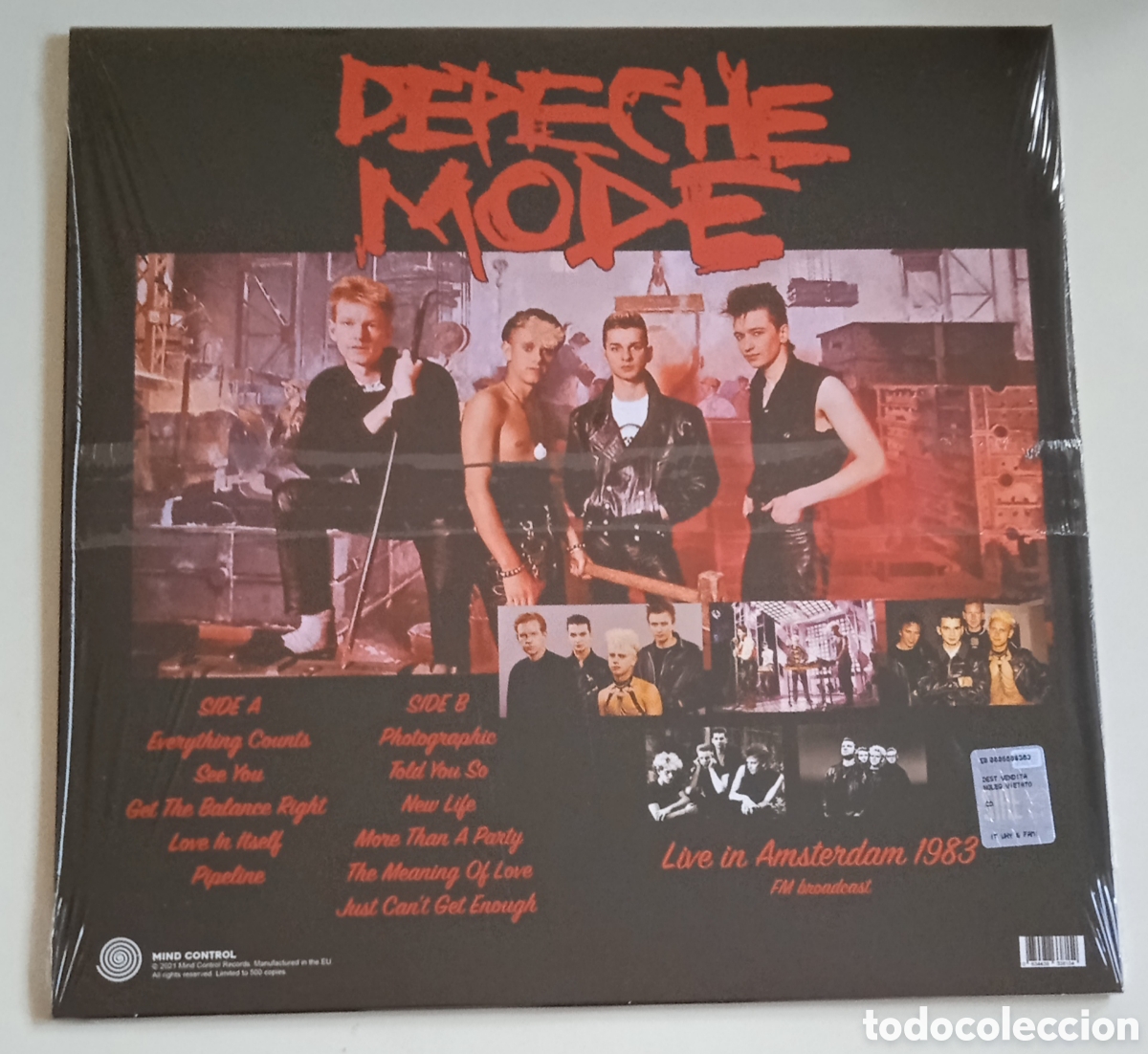 Discos de vinilo: Depeche Mode live Amsterdam 1983 - Foto 2