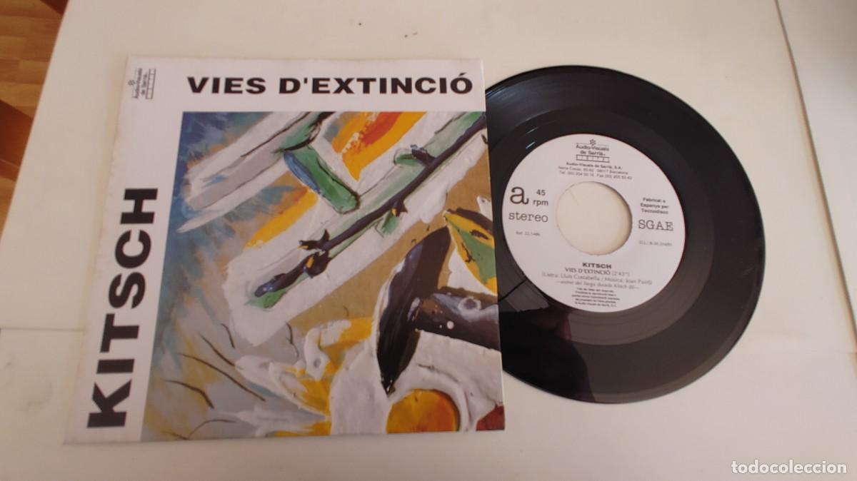 Discos de vinilo: KITSCH-SINGLE Vies dextinci&oacute;-PROMO UNA CARA - Foto 1