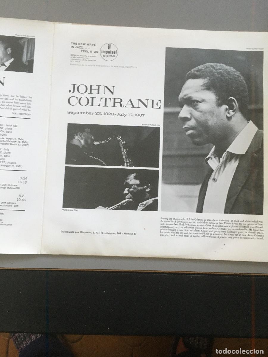 Discos de vinilo: EXPRESSION JOHN COLTRANE - Foto 2