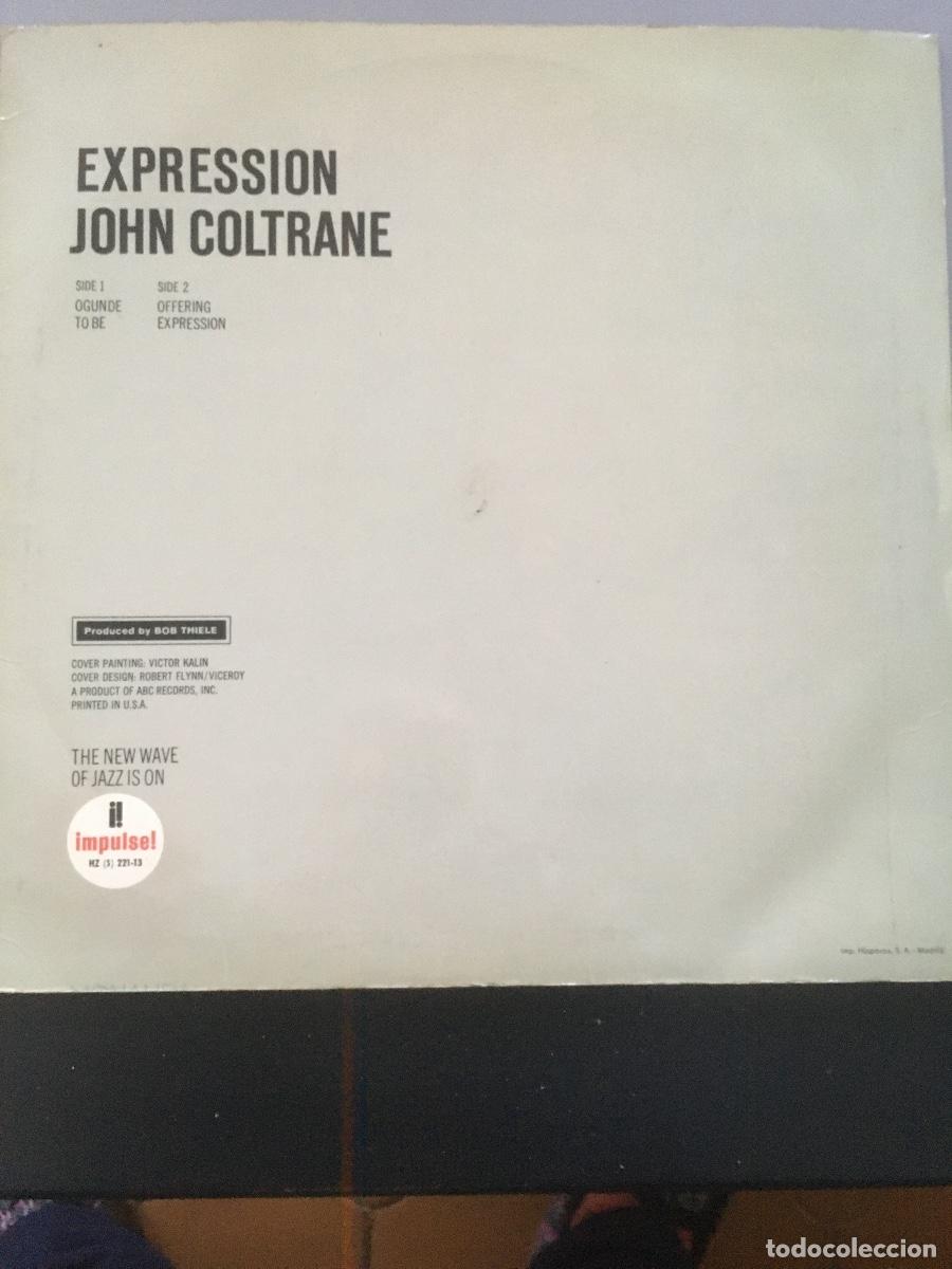 Discos de vinilo: EXPRESSION JOHN COLTRANE - Foto 4