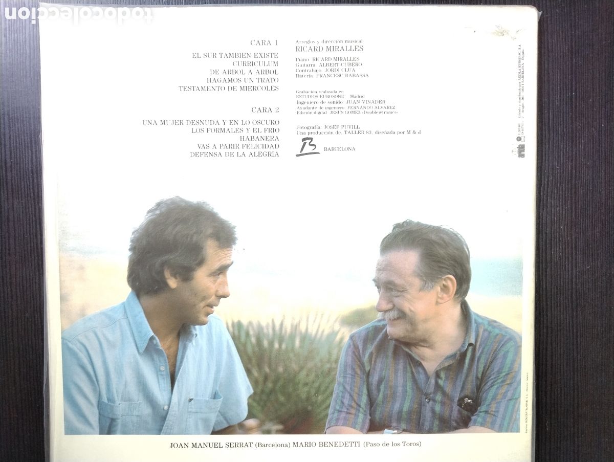 Discos de vinilo: Serrat el sur tambi&eacute;n existe LP - Foto 2