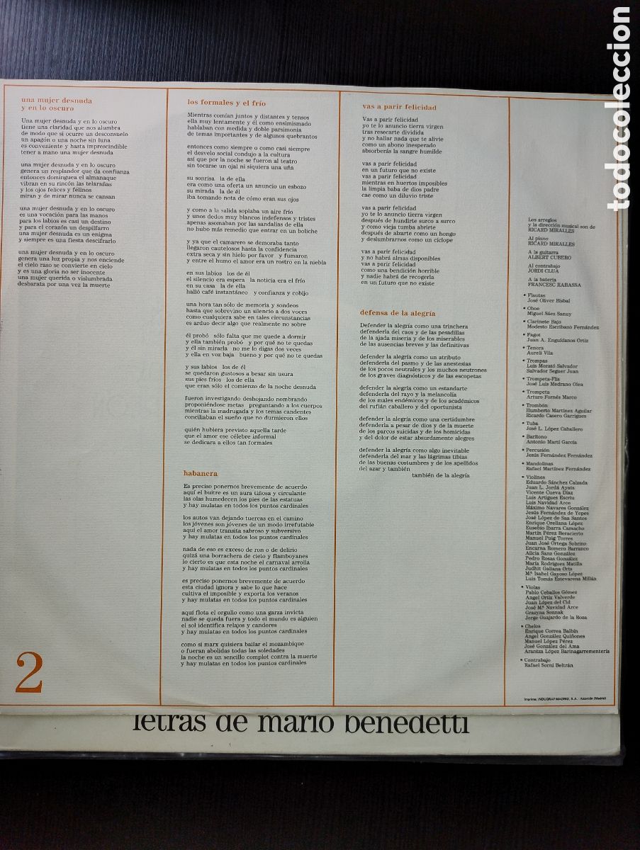 Discos de vinilo: Serrat el sur tambi&eacute;n existe LP - Foto 4