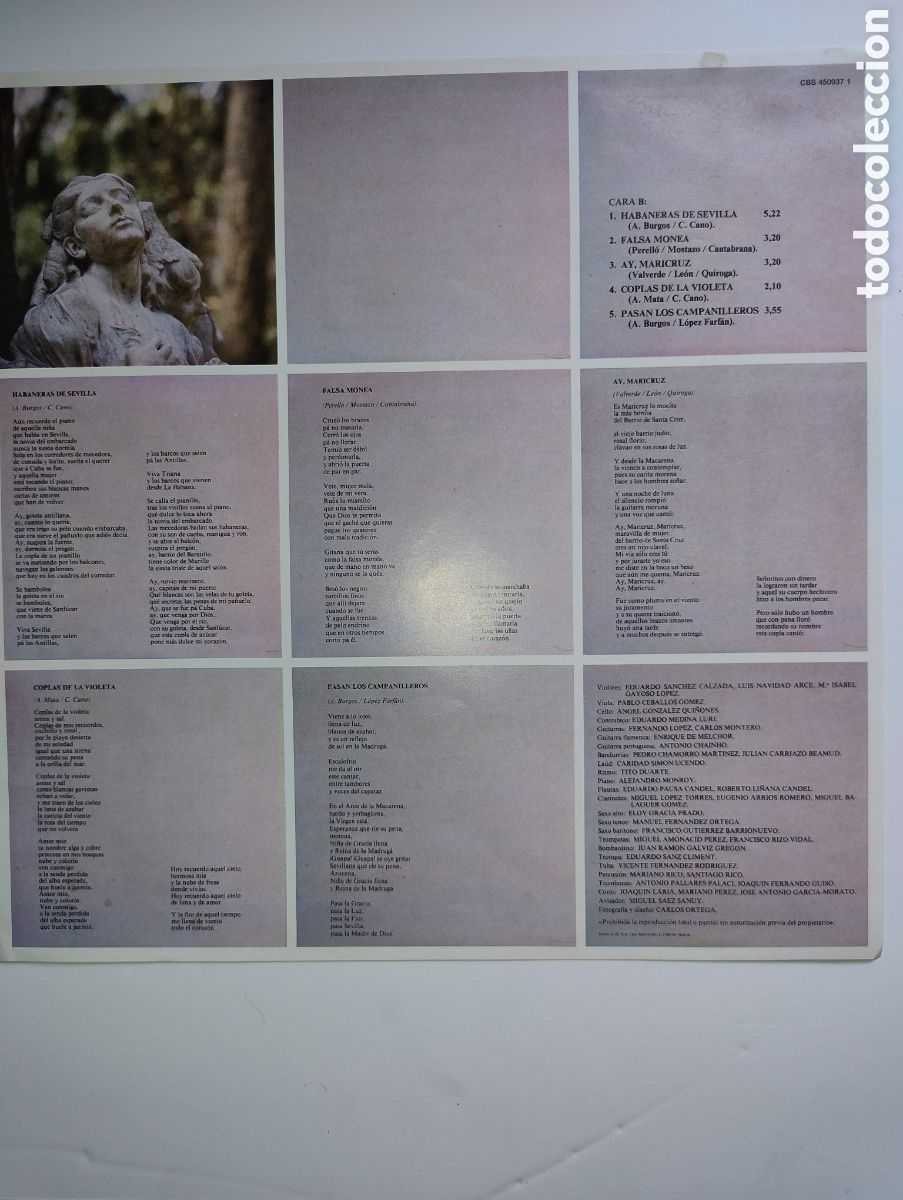 Discos de vinilo: Carlos Cano qu&eacute;date con la copla LP - Foto 3