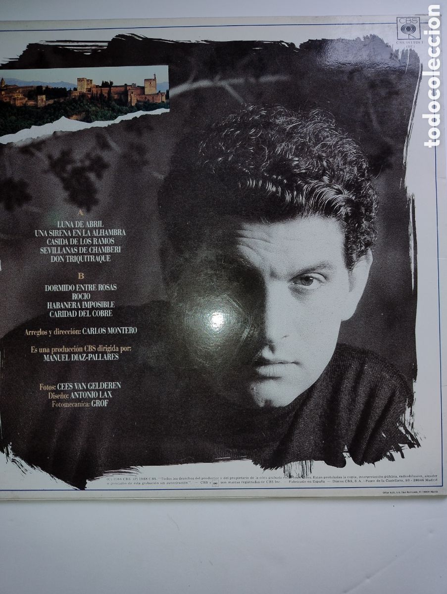 Discos de vinilo: Luna de abril Carlos Cano LP - Foto 2