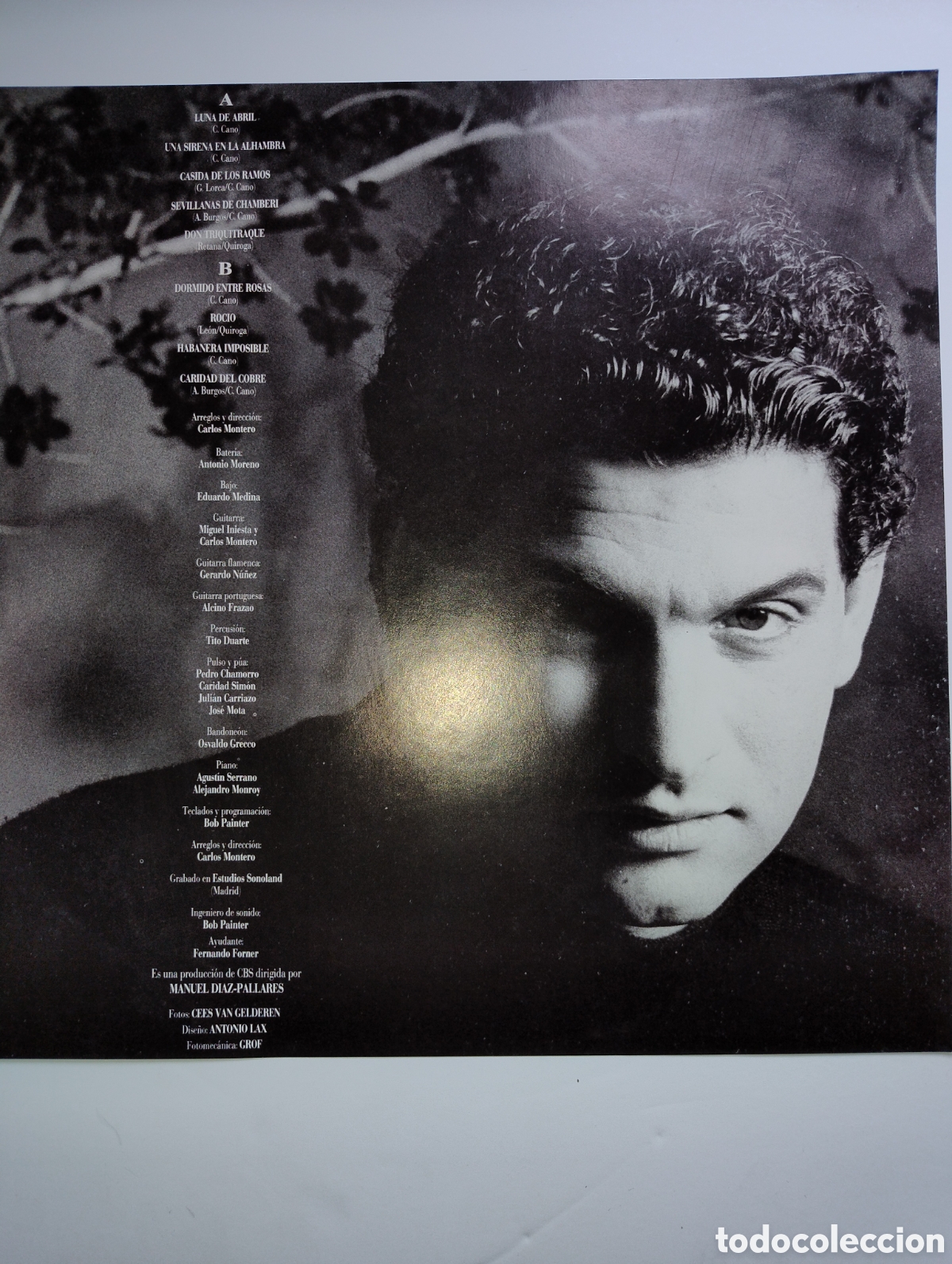 Discos de vinilo: Luna de abril Carlos Cano LP - Foto 4