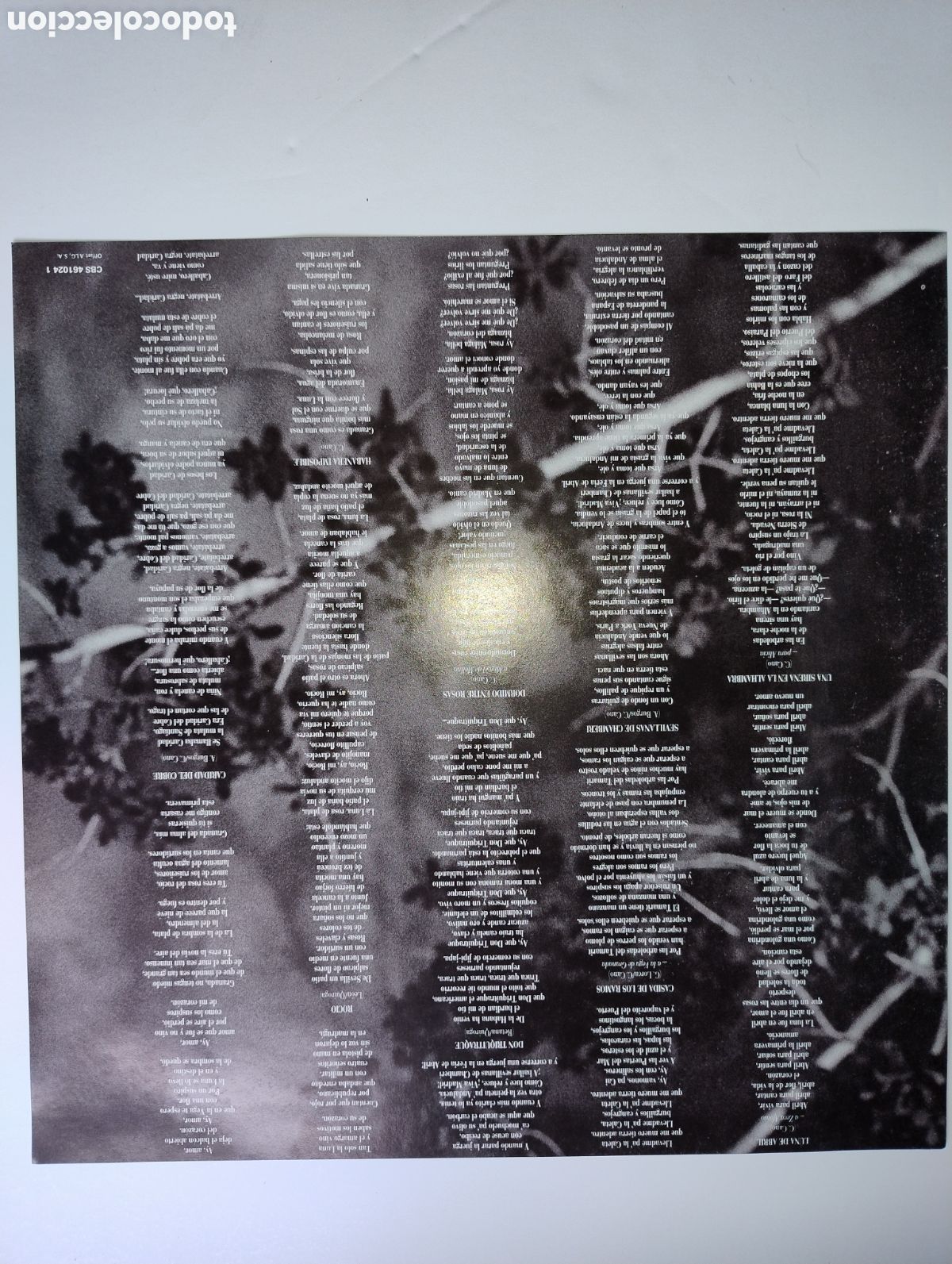 Discos de vinilo: Luna de abril Carlos Cano LP - Foto 5