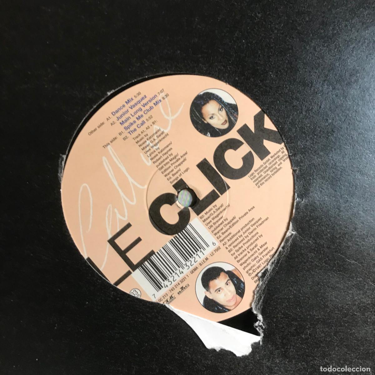 Discos de vinilo: LE CLICK - CALL ME - 12&rdquo; MAXISINGLE LOGIC 1997 - Foto 1