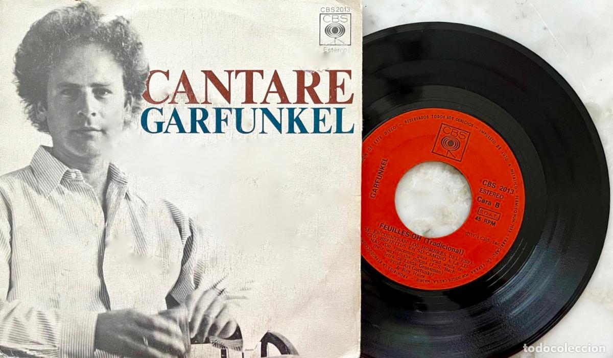 Discos de vinilo: GARFUNKEL. ( SIMON & GARFUNKEL ). CANTARE. SINGLE ORIGINAL ESPA&Ntilde;A - Foto 1