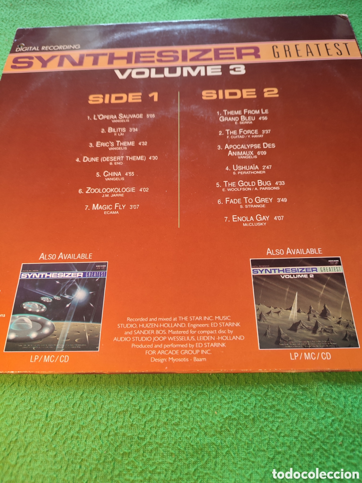 Discos de vinilo: Synthesizer Greatest hits - Volume 3 - Foto 2