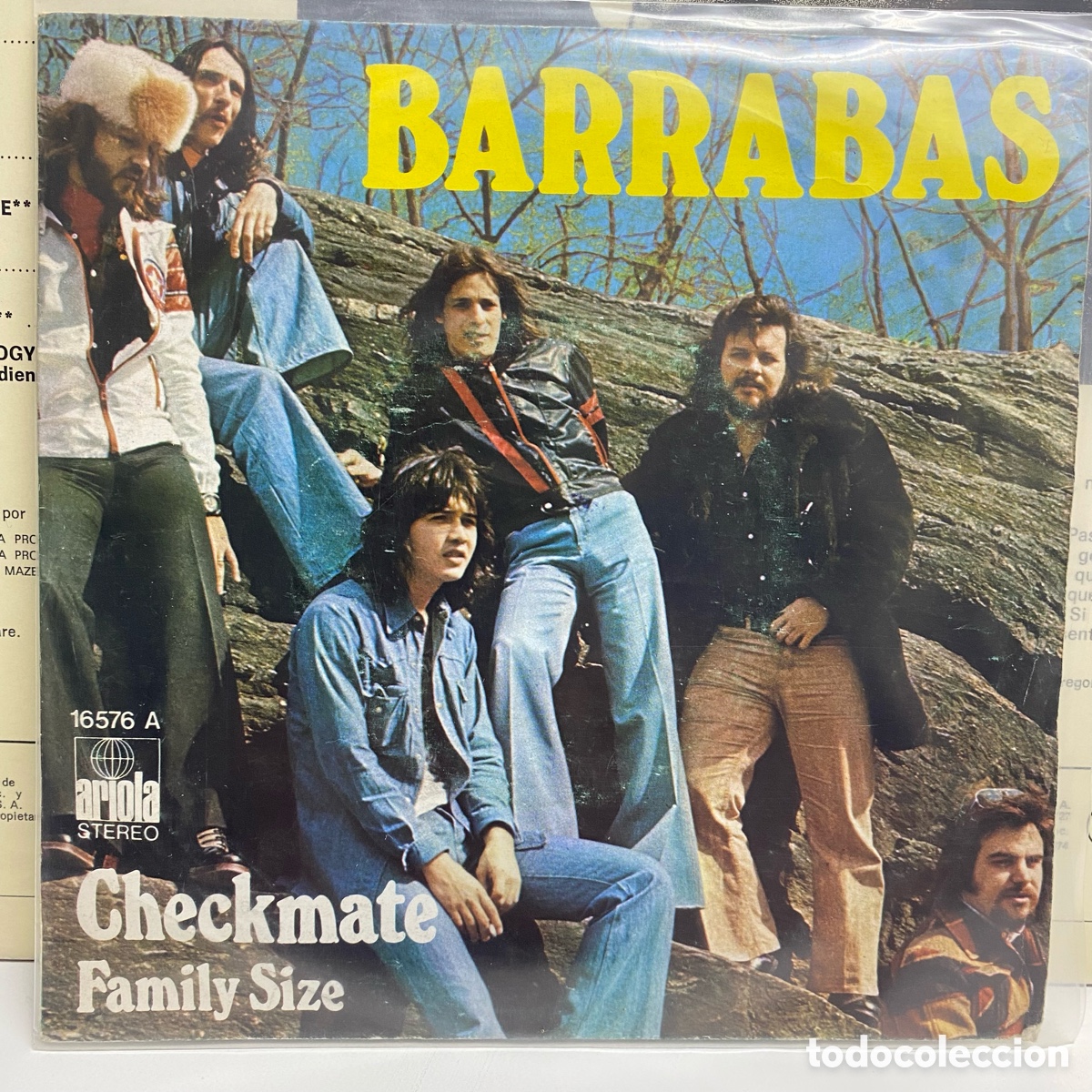 Discos de vinilo: Barrabas - Checkmate (7&rdquo;, Single) - Foto 1