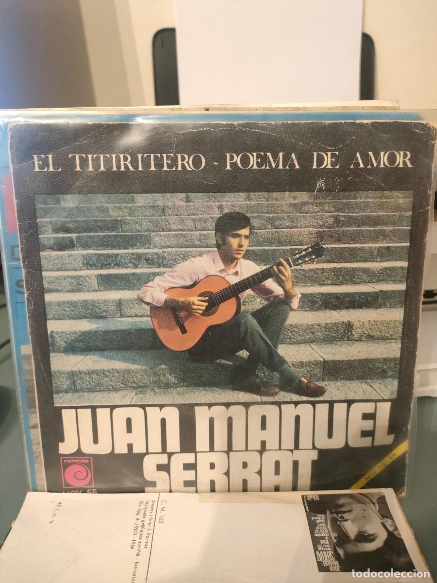 Discos de vinilo: JOAN MANUEL SERRAT. EL TITIRITERO - Foto 1