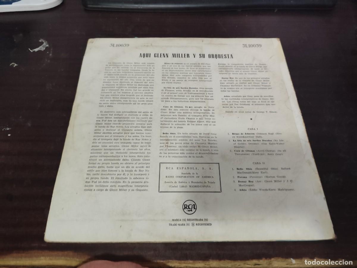 Discos de vinilo: RITMO DE JOHNSON / GLENN MILLER / / DESP 5 / RCA - Foto 3