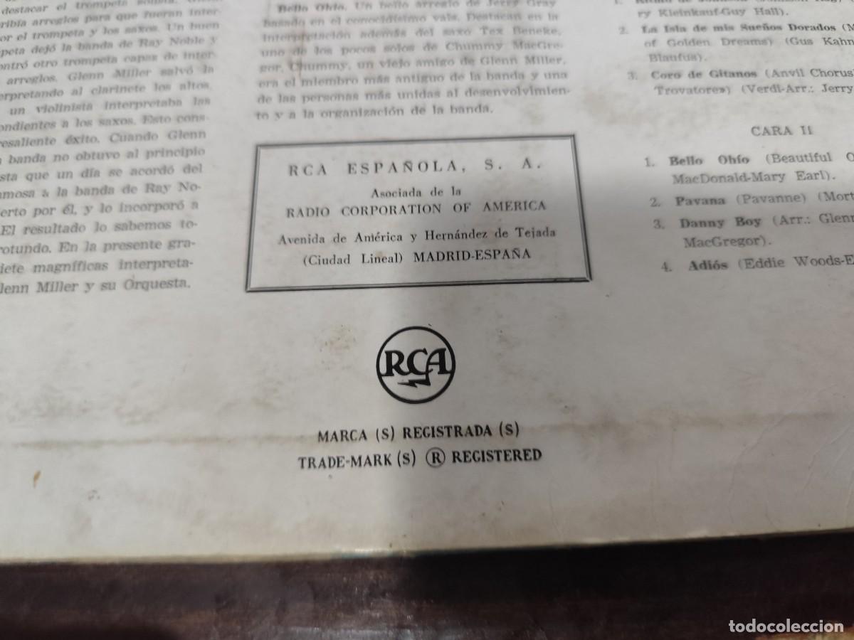 Discos de vinilo: RITMO DE JOHNSON / GLENN MILLER / / DESP 5 / RCA - Foto 4