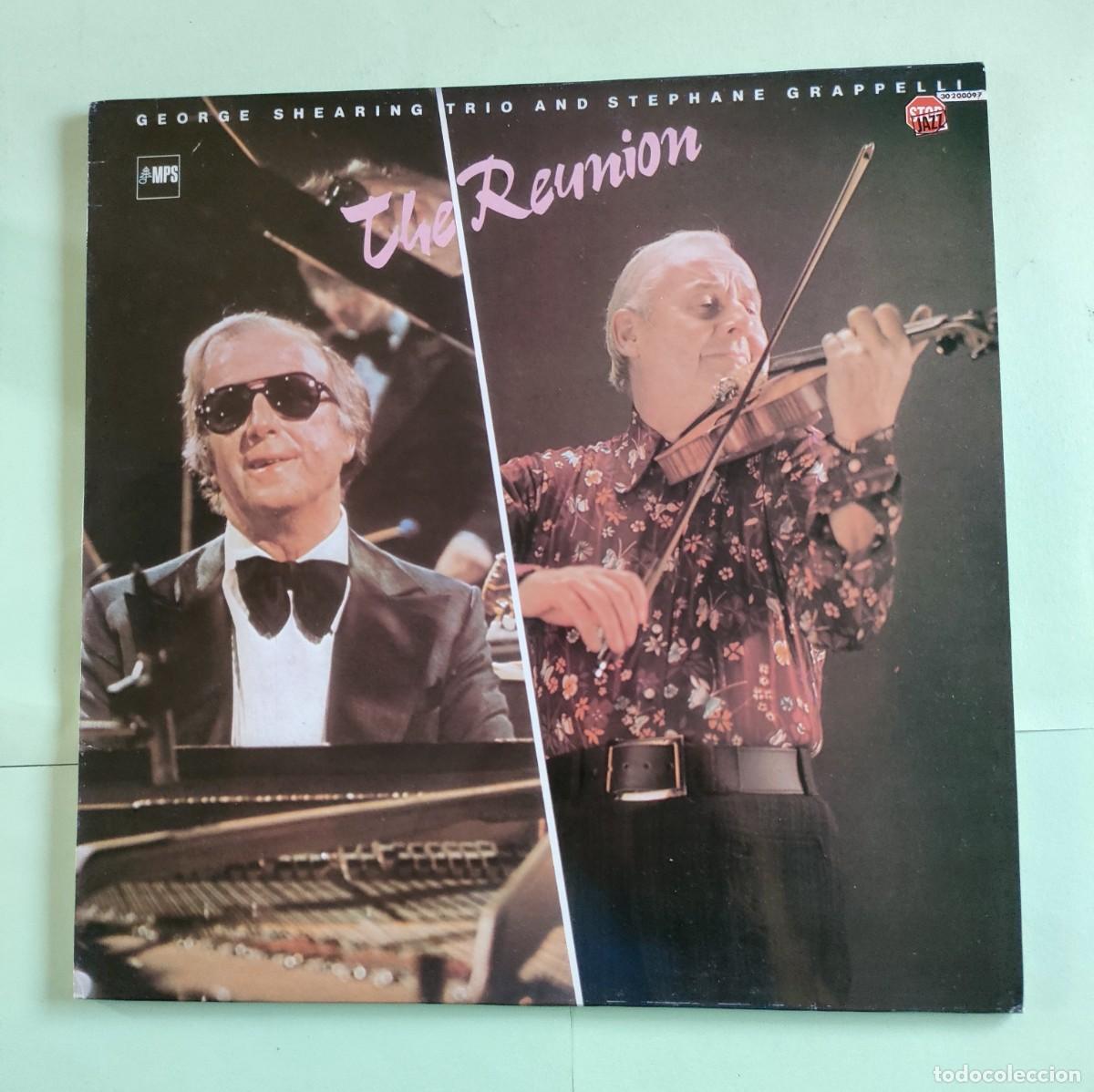 Discos de vinilo: GEORGE SHEARING TRIO AND STEPHANE GRAPPELLI. REUNION. LP - Foto 1