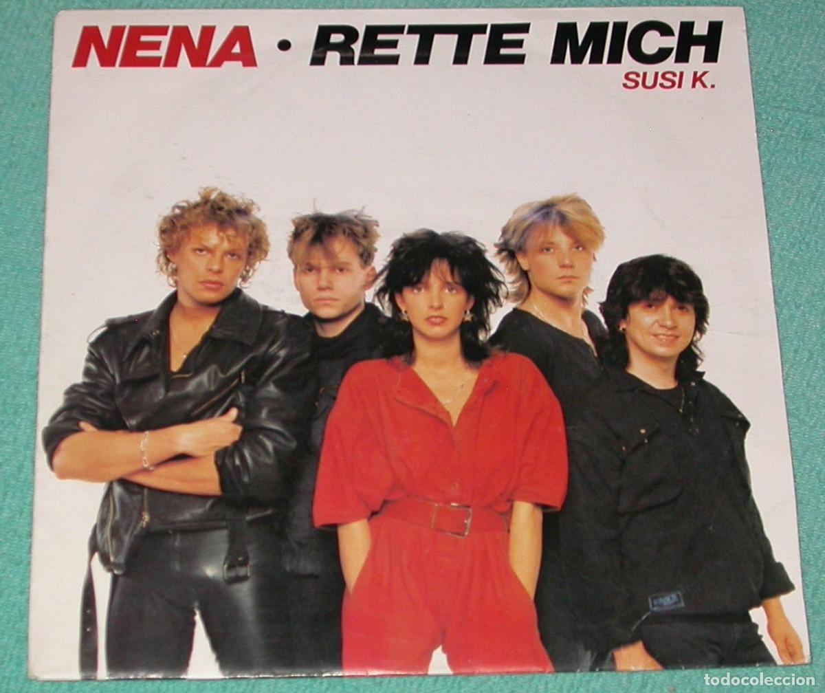 Discos de vinilo: Nena 45t Rette Mich EX EX - Foto 1