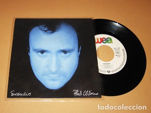 Discos de vinilo: PHIL COLLINS - SUSSUDIO - SINGLE - 1985 - TEMAZO BAILABLE DE LOS 80'S