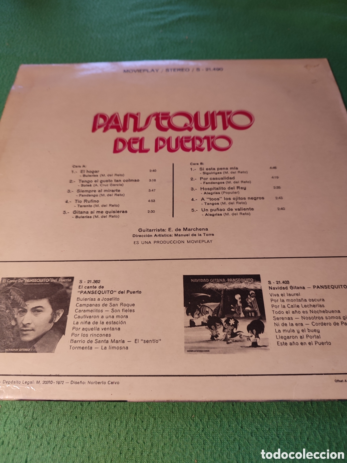 Discos de vinilo: Pansequito del Puerto - Same Vinilo Lp - Foto 2