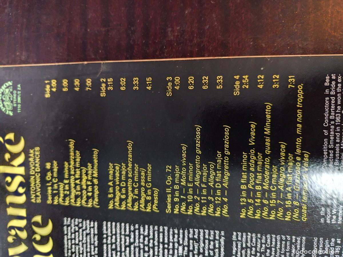 Discos de vinilo: SLOVANSKE DANCE / DVORAK / / DESP 5 - Foto 6