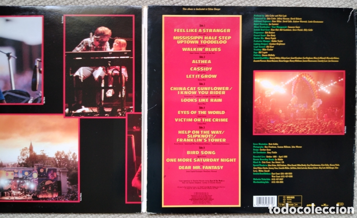 Discos de vinilo: Without a net - The Grateful Dead - Foto 4