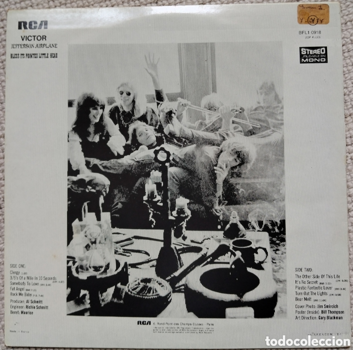 Discos de vinilo: Jefferson Airplane - Bless its pointed Little head - Foto 2
