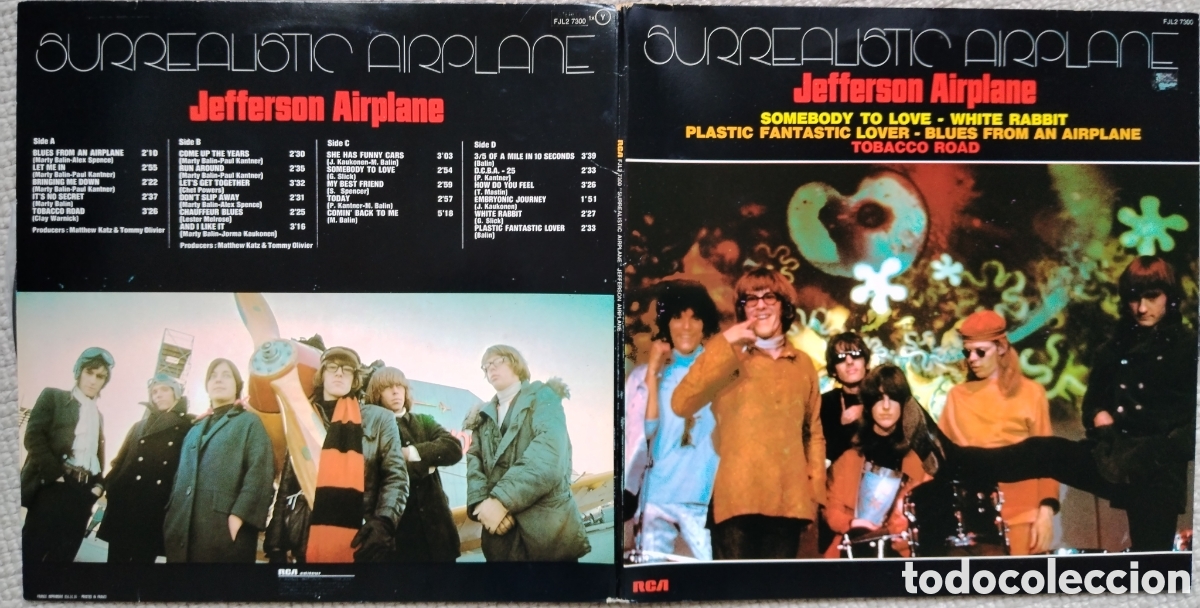 Discos de vinilo: Surrealistic Airplane - Jefferson Airplane - Foto 1
