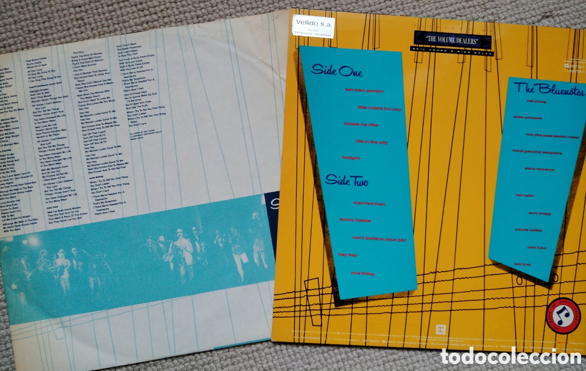 Discos de vinilo: This notes for you - Neil Young and the blue notes - Foto 2