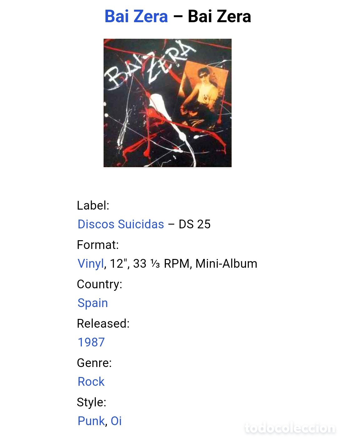 Discos de vinilo: Vinilo bai zera discos suicidas - Foto 3