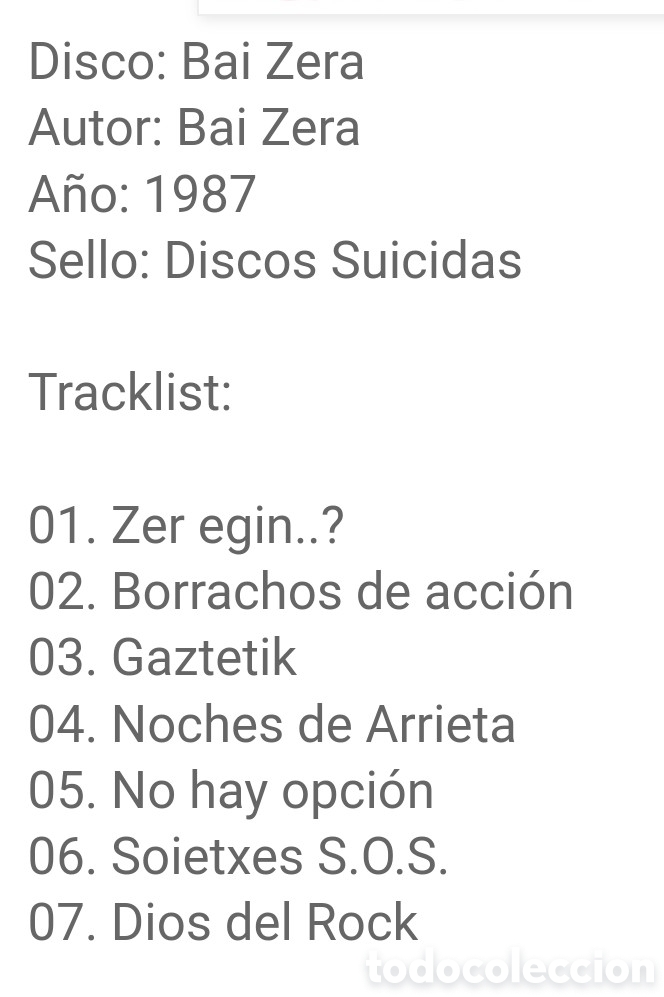 Discos de vinilo: Vinilo bai zera discos suicidas - Foto 4