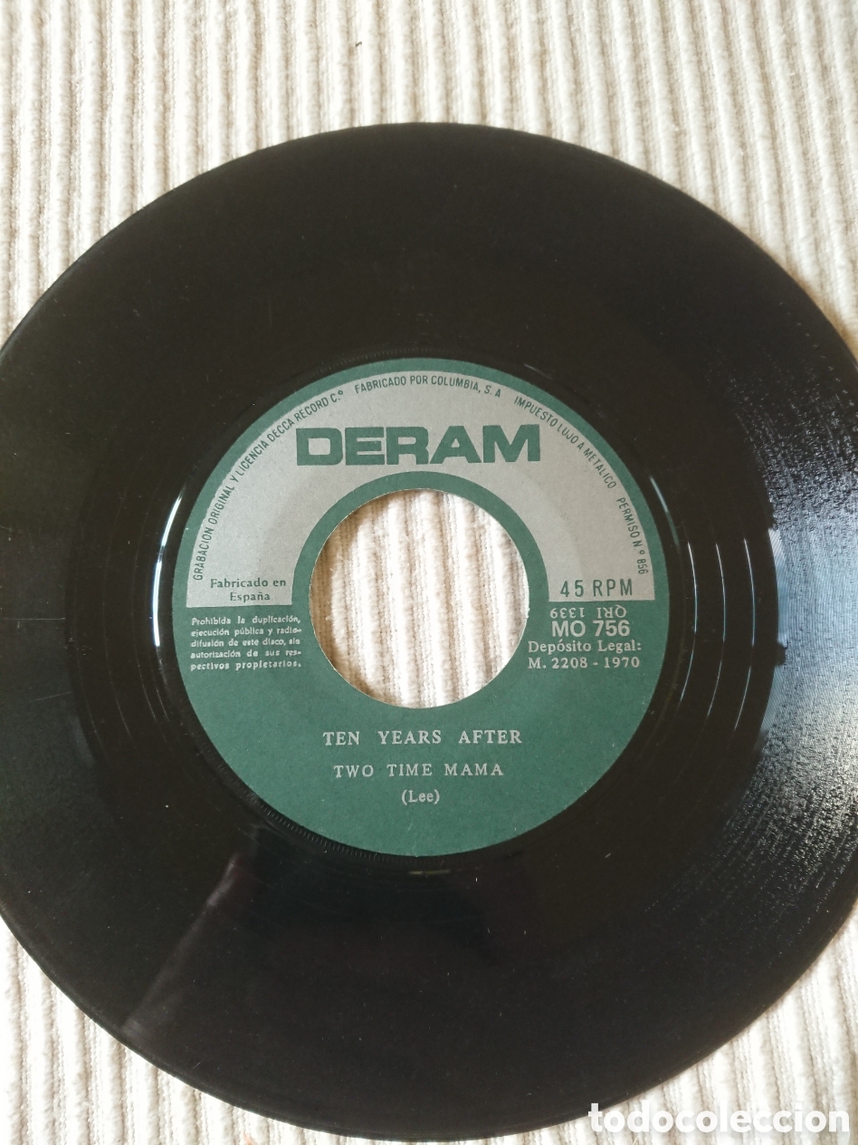 Discos de vinilo: Ten Years After - Bad Scene/Two Time Mama - Foto 7