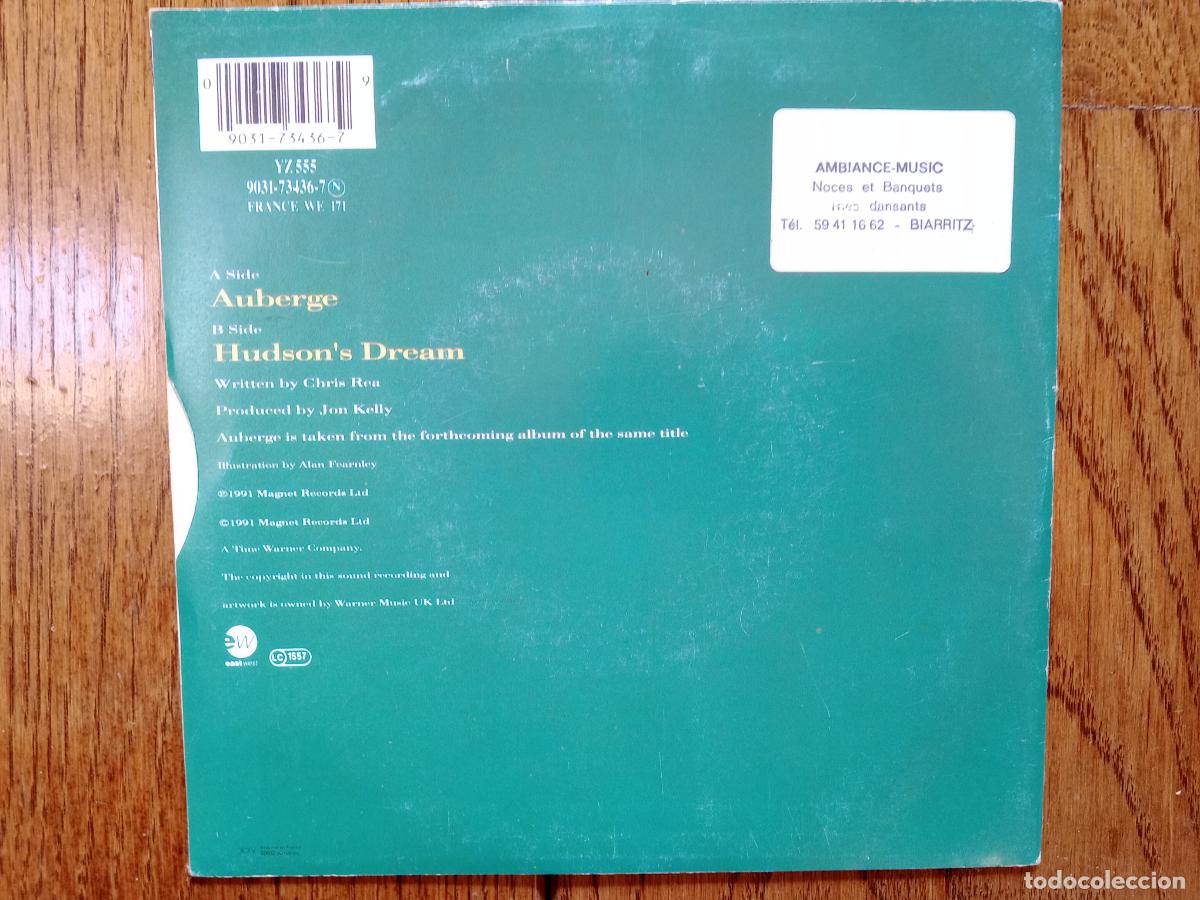 Discos de vinilo: Chris Rea - auberge + Hudsons dream - Foto 2