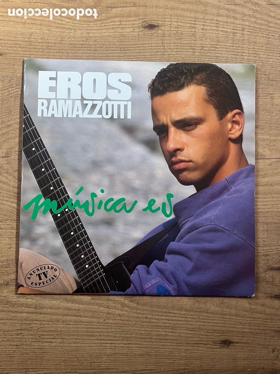 Discos de vinilo: EROS RAMAZZOTTI, &ldquo;MUSICA ES &ldquo; - Foto 1