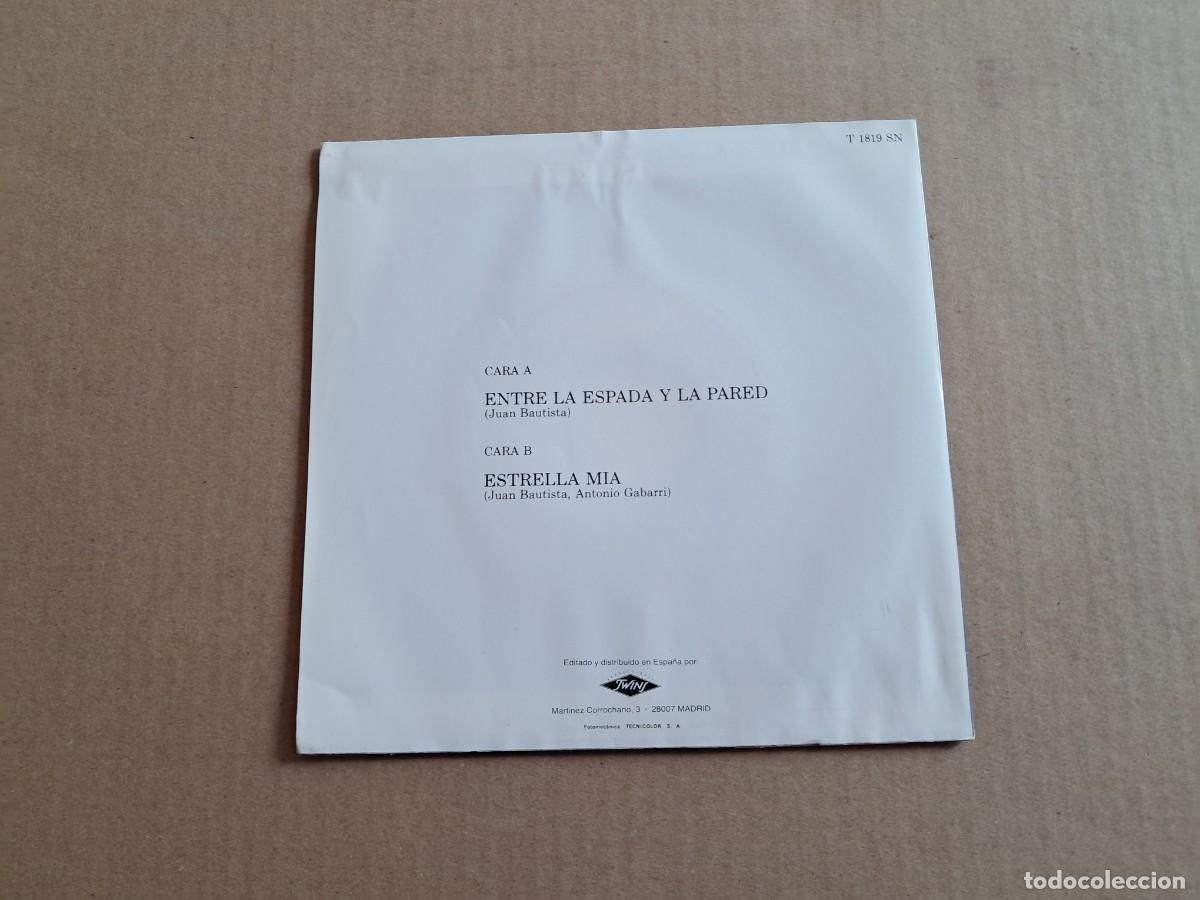 Discos de vinilo: LOS CHOLOS - ENTRE LA ESPADA Y LA PARED SINGLE 1988 - Foto 3