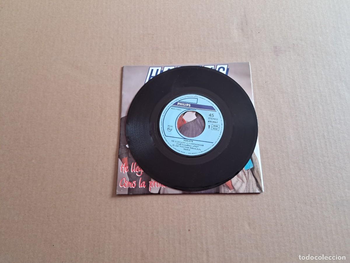 Discos de vinilo: HAKAYS - HE LLEGADO A COMPRENDER SINGLE 1987 - Foto 2