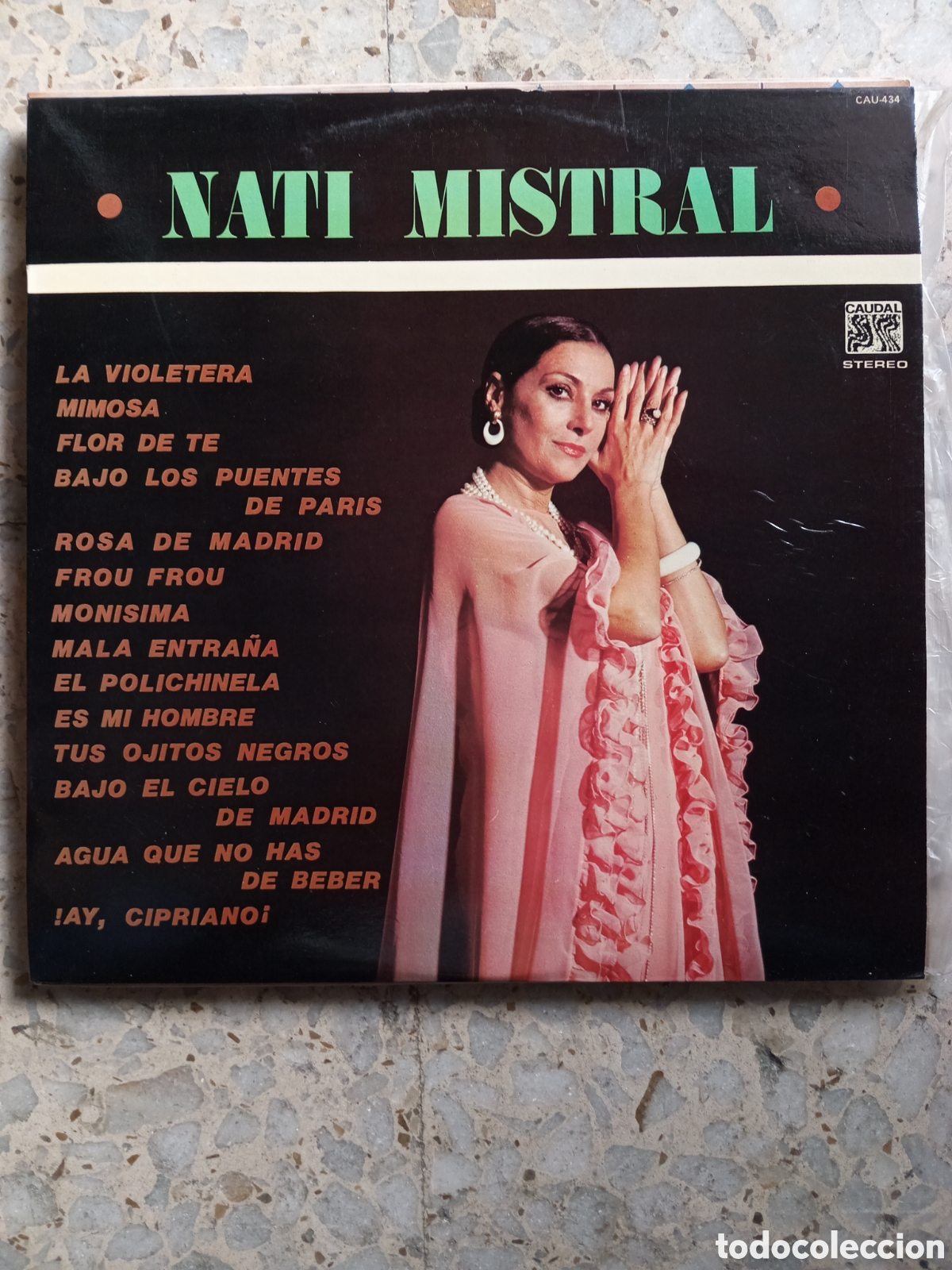 Discos de vinilo: LP NATI MISTRAL LA VIOLETERA - Foto 1