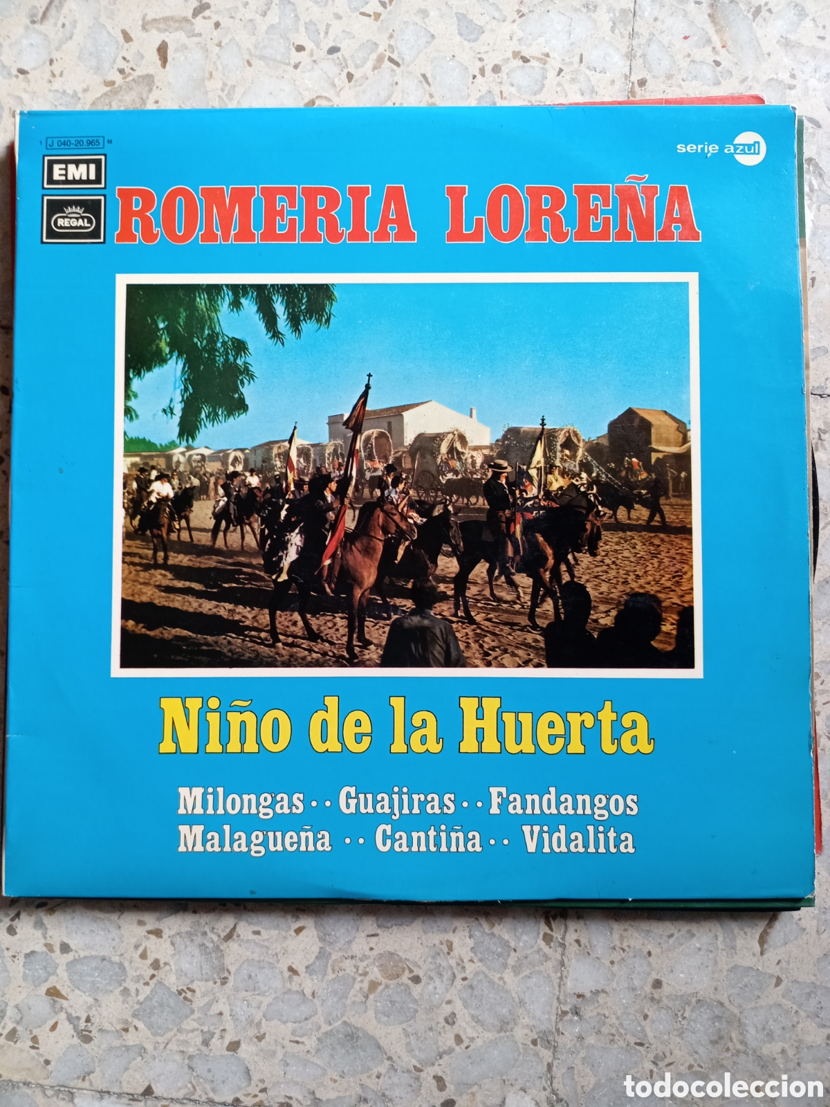 Discos de vinilo: LP NI&Ntilde;O DE LA HUERTA ROMERIA LORE&Ntilde;A - Foto 1