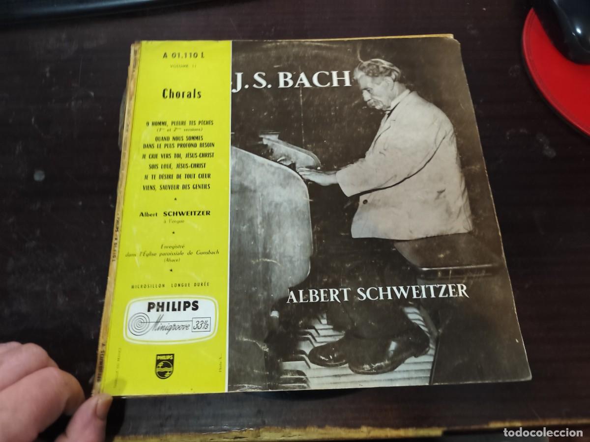 Discos de vinilo: SCHWEITZER / BACH / / DESP 8 / PHILIPS - Foto 2