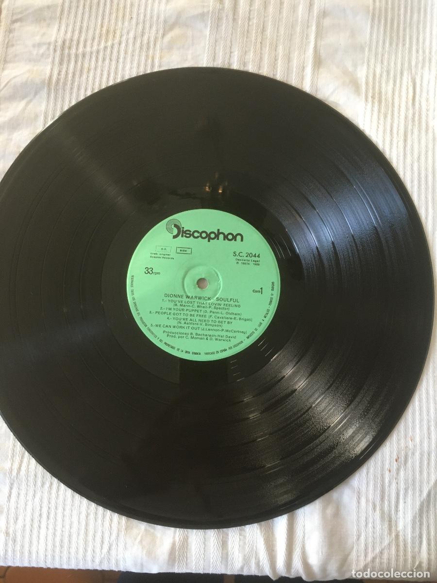 Discos de vinilo: DIONNE WARWICK. Soulful - Foto 2