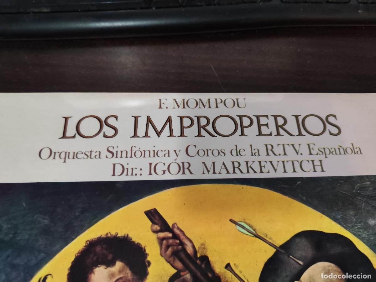 Discos de vinilo: LOS IMPROPERIOS / MOMPOU / IGOR MARKEVITCH / DESP 9 / PHILIPS - Foto 2