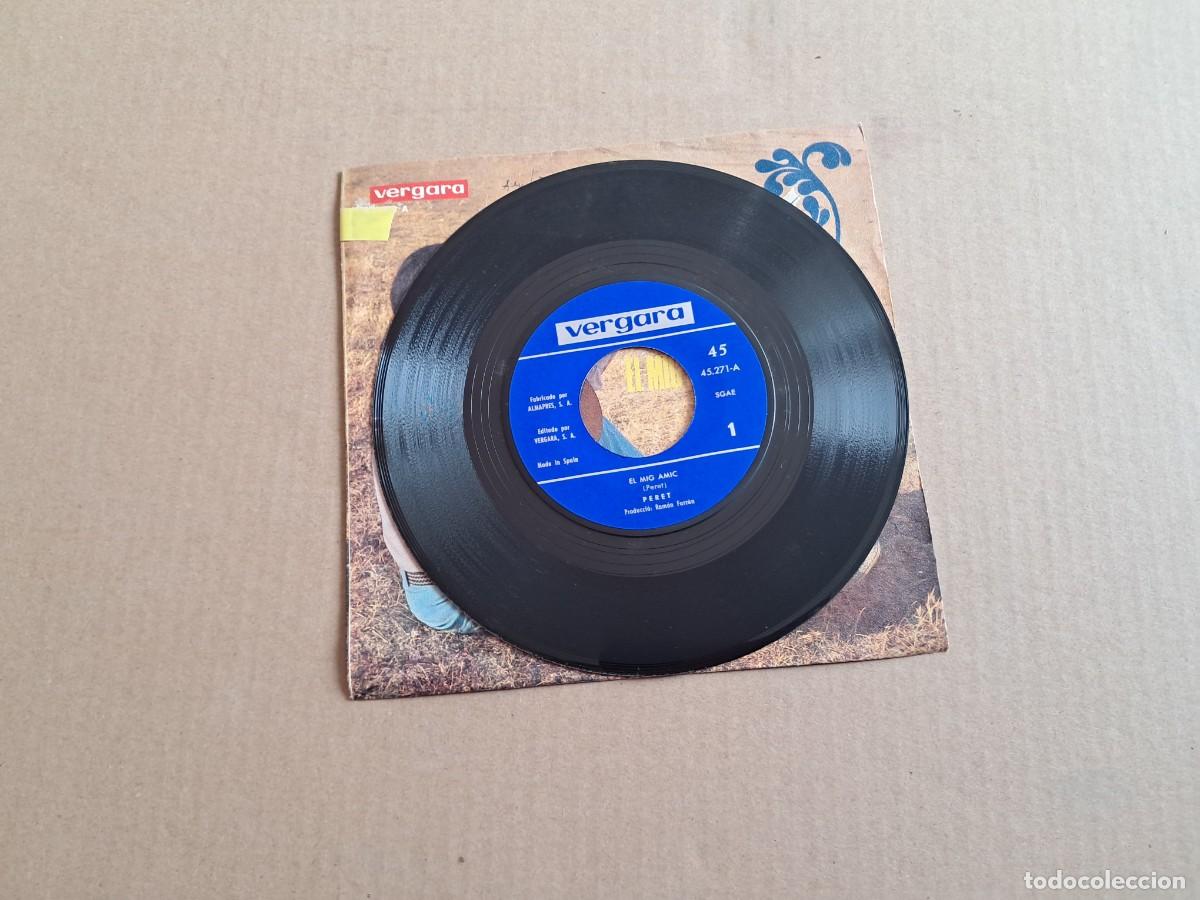 Discos de vinilo: PERET - EL MIG AMIC SINGLE 1968 - Foto 2