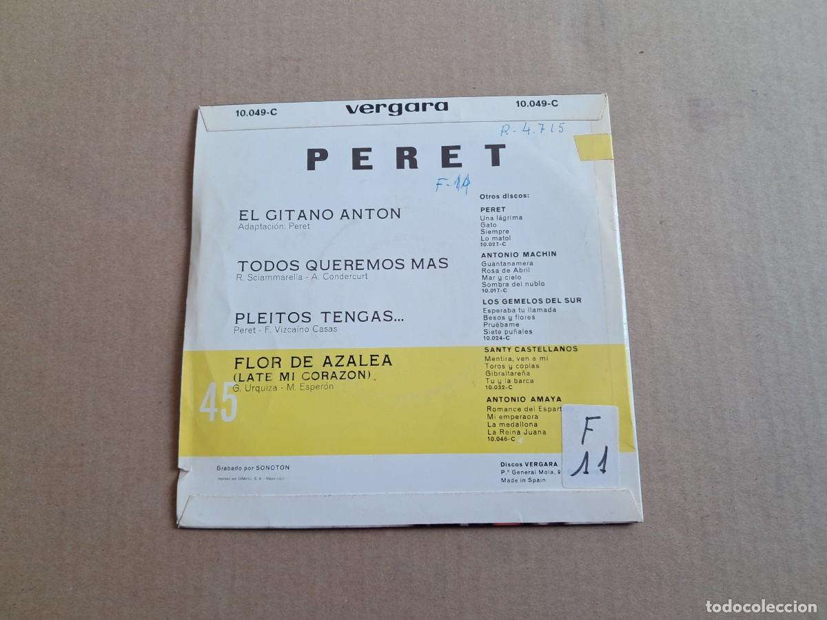 Discos de vinilo: PERET - EL GITANO ANTON EP 4 TEMAS 1968 - Foto 3