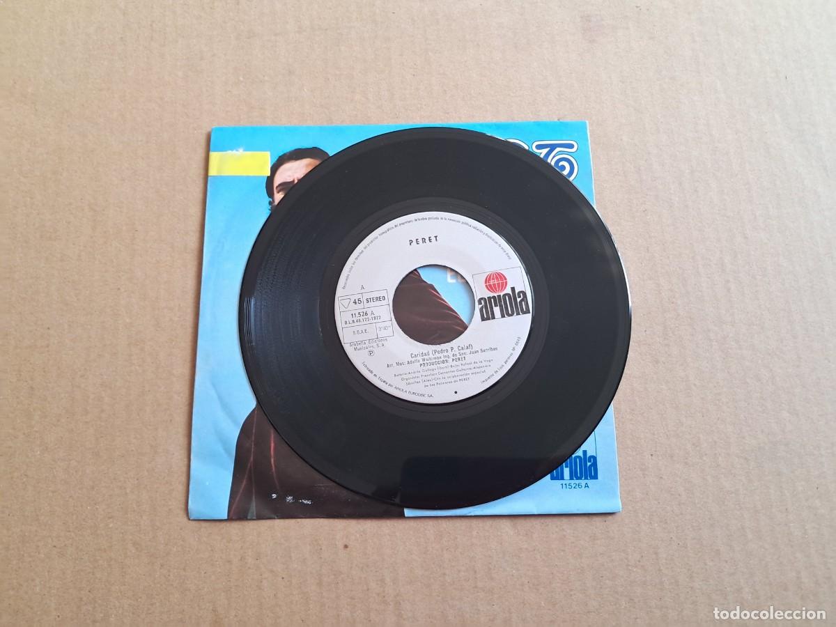 Discos de vinilo: PERET - CARIDAD SINGLE 1972 - Foto 2