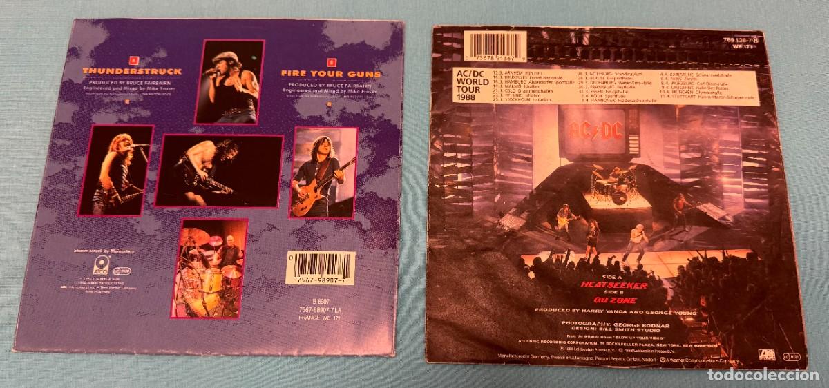 Discos de vinilo: AC/DC 2 sleeve no record inside only sleeves EX single - Foto 2