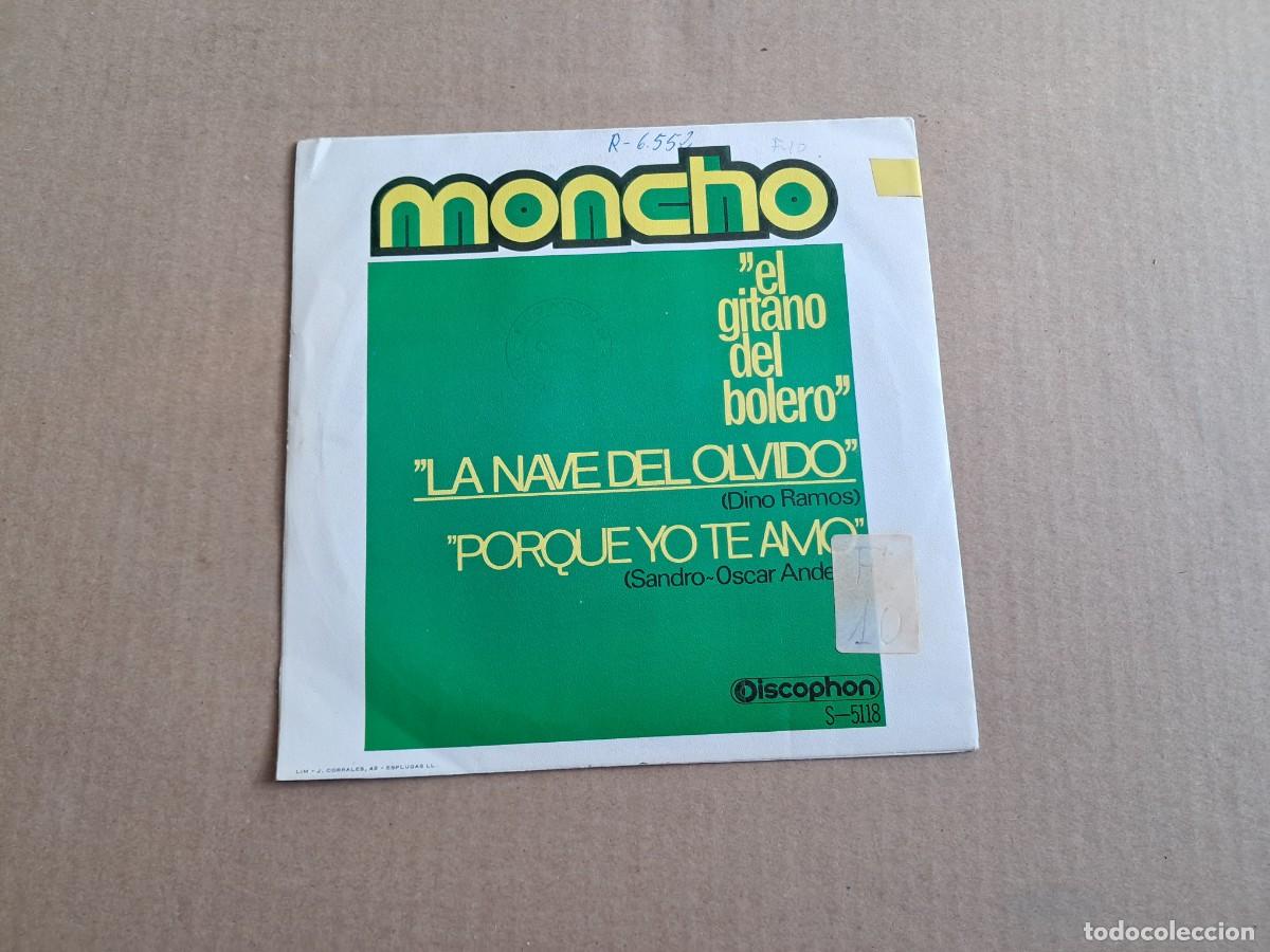 Discos de vinilo: MONCHO - LA NAVE DEL OLVIDO SINGLE 1970 - Foto 2