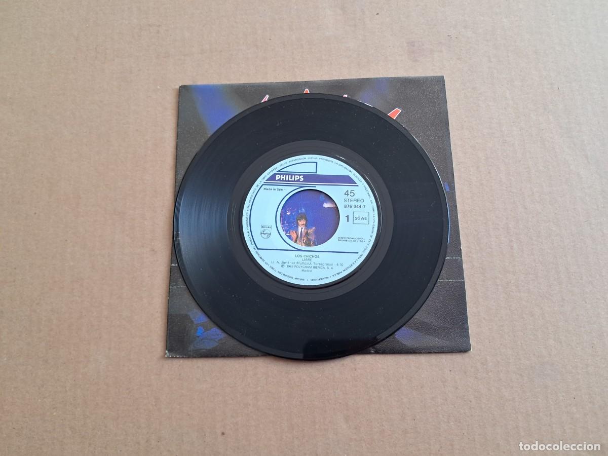 Discos de vinilo: LOS CHICHOS - LIBRE SINGLE PROMOCIONAL 1989 - Foto 2