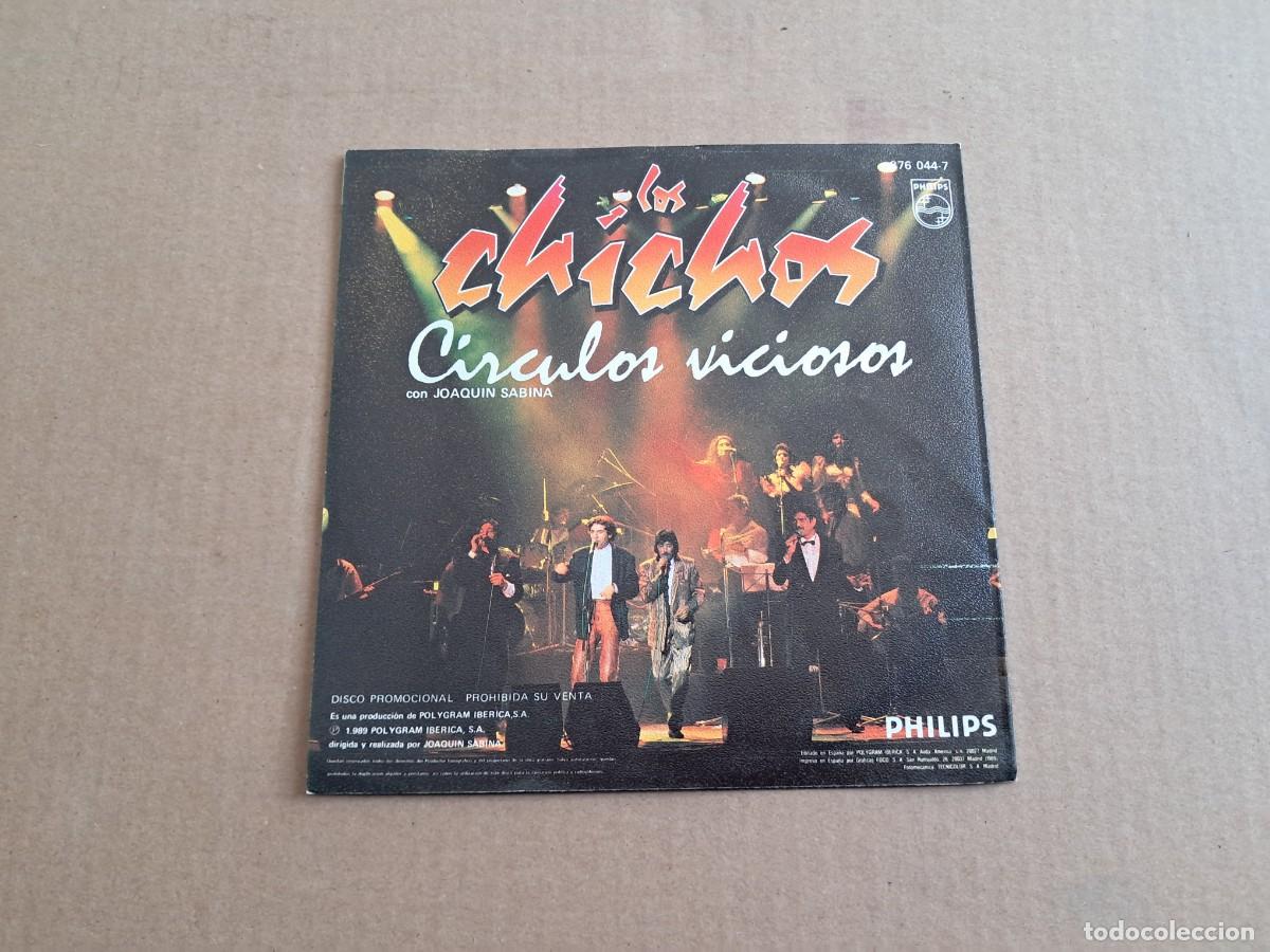 Discos de vinilo: LOS CHICHOS - LIBRE SINGLE PROMOCIONAL 1989 - Foto 3