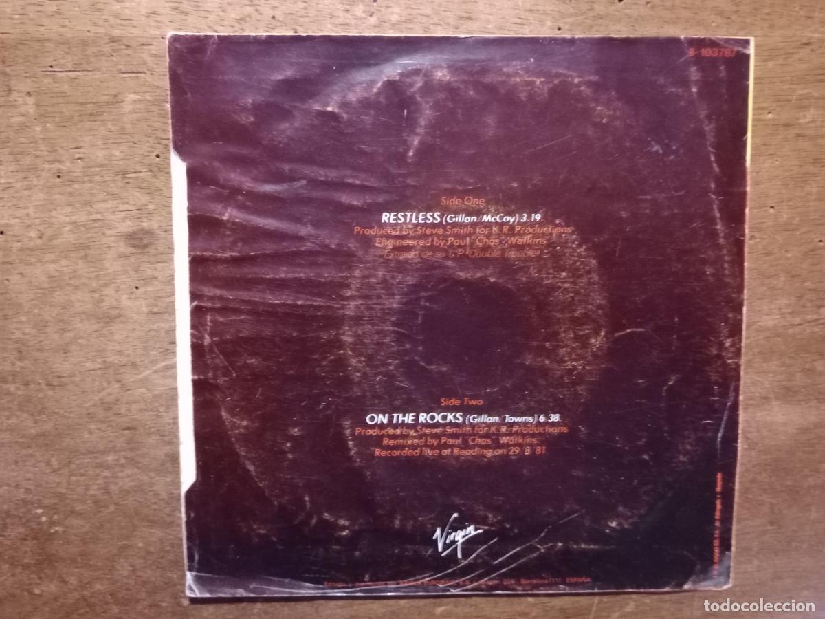 Discos de vinilo: Gillan - restless + on the rocks - Foto 2