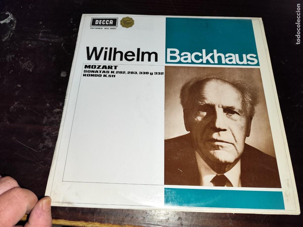Dischi in vinile: Wilhelm Backhaus, Mozart* &ndash; Sonatas K.282, 283, 330 & 332 / Rondo K.511/ DESP 9/ DECCA