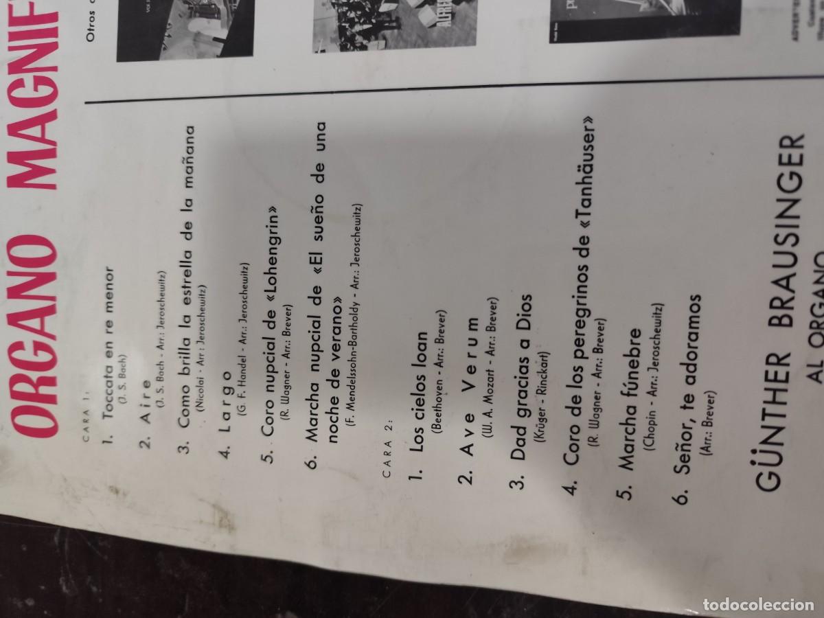 Discos de vinilo: ORGANO MAGNIFICO / BRAUSINGER / / DESP 9 / POLYDOR - Foto 5