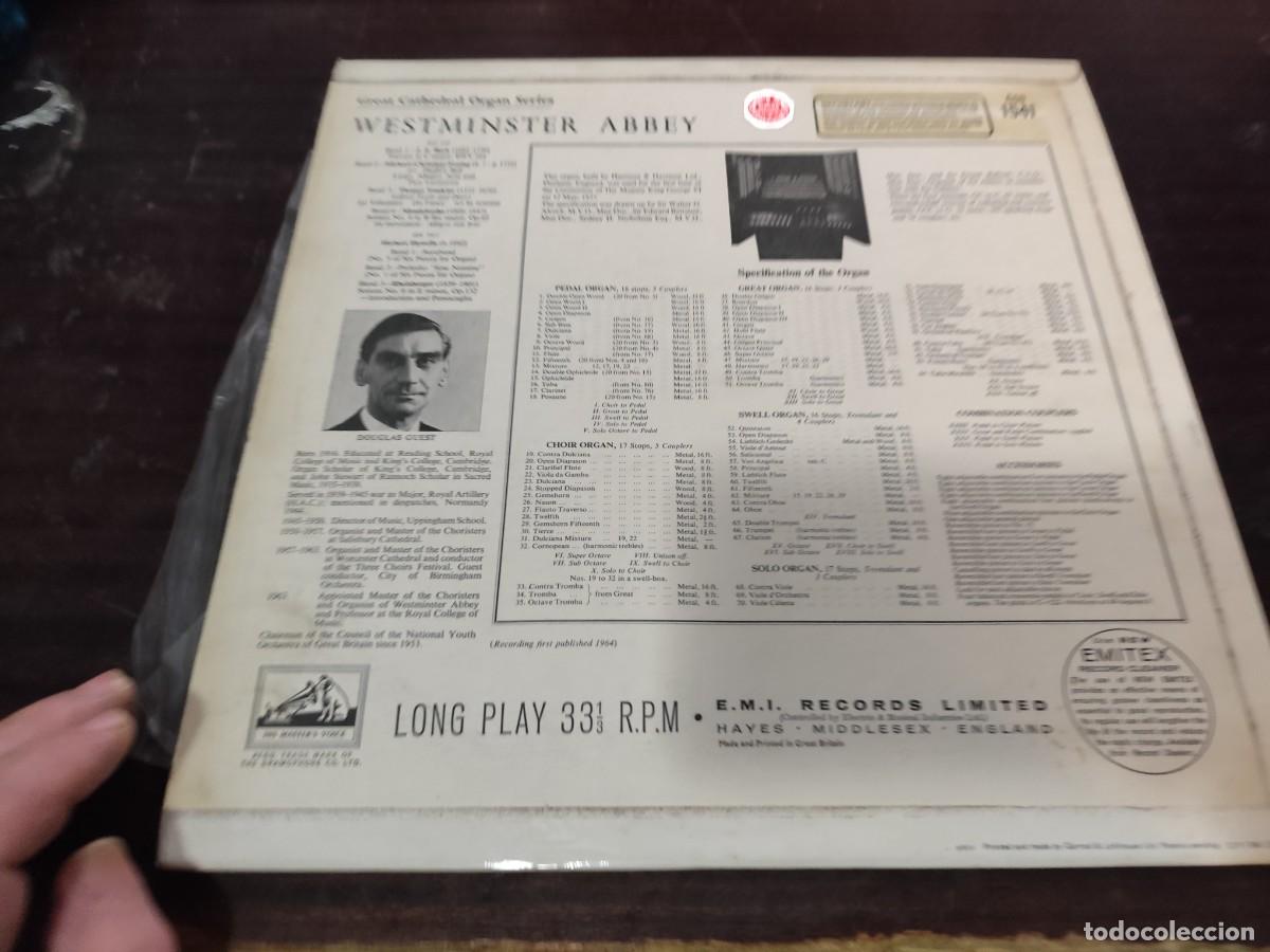 Discos de vinilo: GREAT CATHEDRAL ORGAN SERIES / BACH / DOUGLAS GRES / DESP 9 / EMI - Foto 4