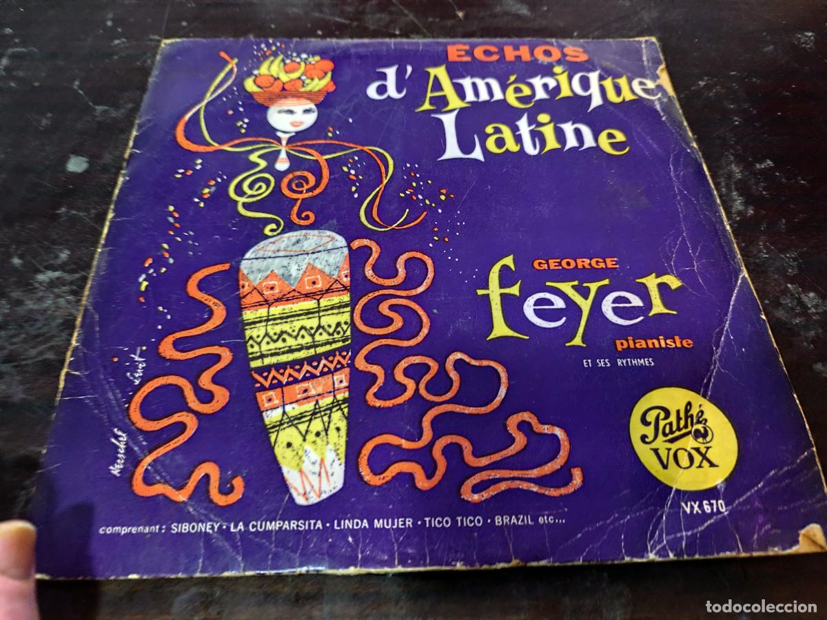 Discos de vinilo: ECHOS D AMERIQUE LATINE / GEORGE FEYER / / DESP 9 / PATHE VOX
